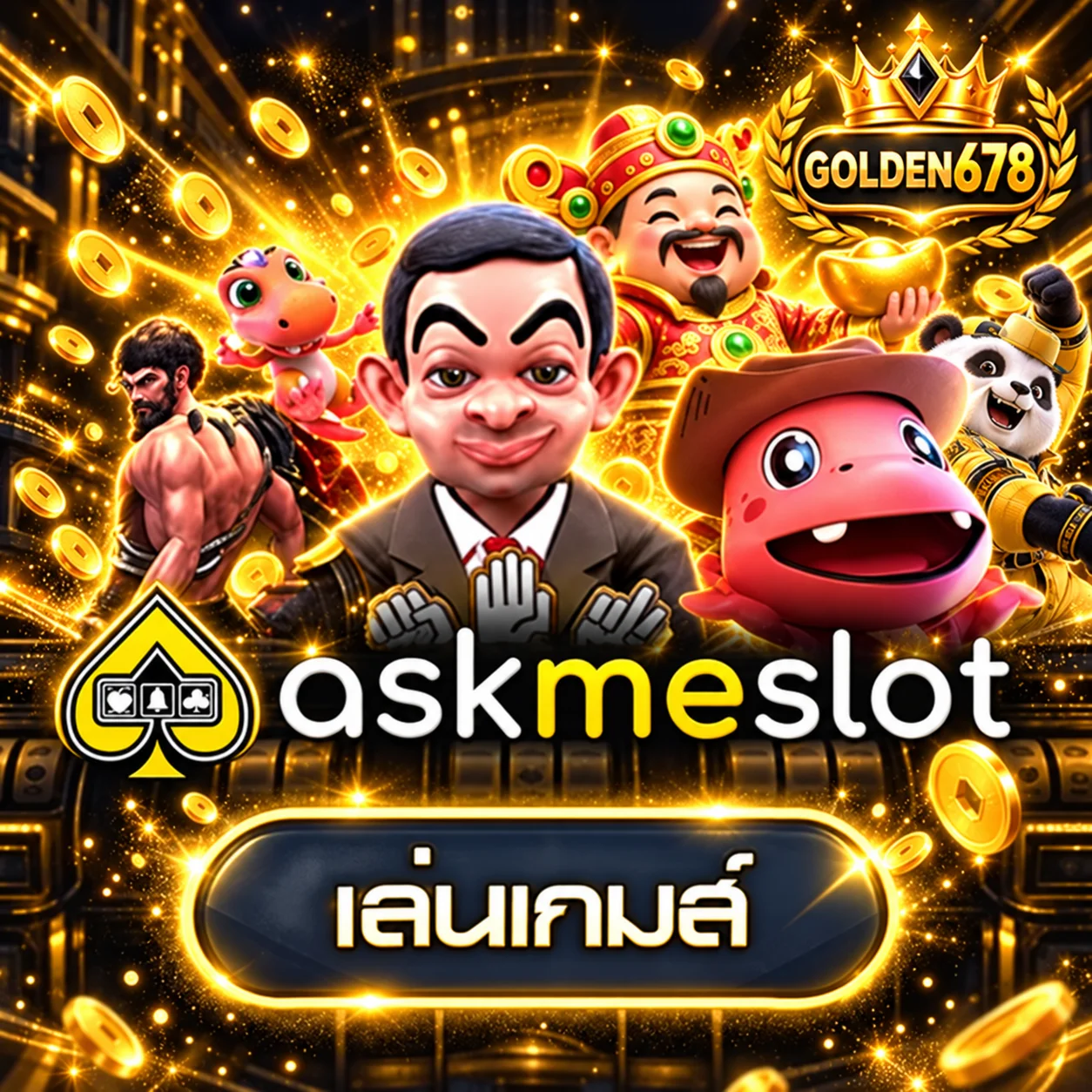 การ์ดทดลองเล่น Ask Me Slot GOLDEN678